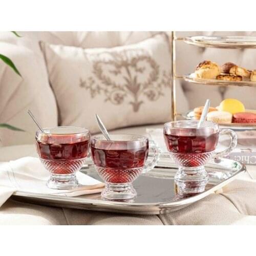 Trend 2021 Madame Coco Perren 4'lü Teacup посуда для кухни наборы set kitchen vaisselle platos