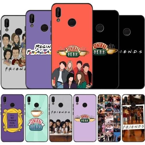 Friends TV Central Coffee Black Soft Phone Case For Huawei P40 P30 P20 Mate 10 20 30 40 Pro lite Plus P smart 2019 2020 TPU