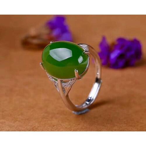 Tian Biyu Silver Inlay Ring New Womens Ring New j13