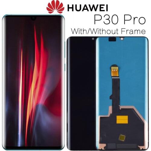 ORIGINAL 6.47" Display with frame Replacement for Huawei P30 Pro LCD Touch Screen Digitizer Assembly VOG-L29 VOG-L09 VOG-L04