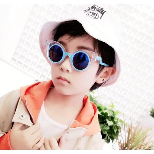 SomeCool New 2019 4-8yrs kids sunglasses plastic cute candy color boys&girls glasses uv400 child 3-7 years oculos de sol n368