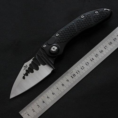 Stitch Tactical folding knife aviation aluminum alloy handle D2 steel outdoor camping hunting knife Survival knives pocket tools