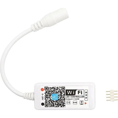 SZYOUMY 20PCS LED Strip Lights RGB WIFI Smart Controller For LED Strips Lights DC 5-28V Phone App Control Dimmer Dimmable