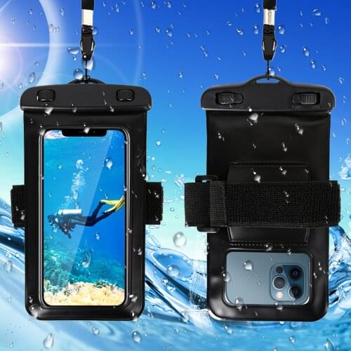 Haissky Waterproof Bag Phone Case For iPhone 12 Pro Max Samsung S21 S20 Plus S10 S9 Water Proof Bag Mobile Phone Pouch Protector