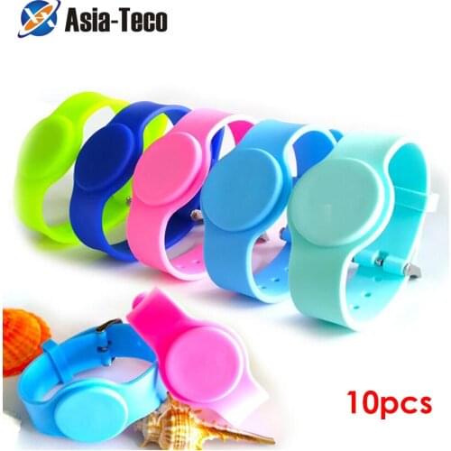 10pcs 125Khz RFID TK4100 Waterproof Proximity Smart Adjustable Wristband Bracelet ID Card