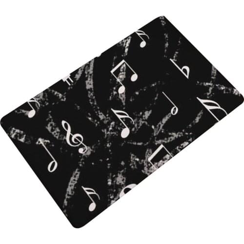 2021 New Kitchen Waterproof Floor Mat Cartoon Music Piano Keyboard Pattern Door Mat Entrance Deurmat Home Decor Mats for Floor