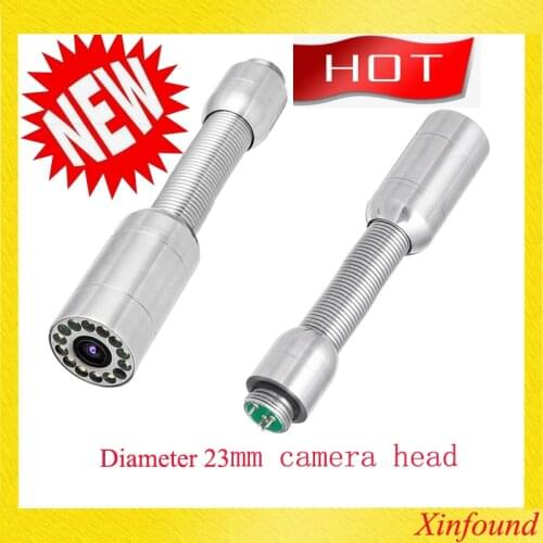 23mm Snake Sewer Drain Pipe Wall Inspection Endoscope Camera head with 25mm lenth for camera reapir