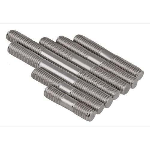 M6*25--80 304 Stainless Steel Stud Bolt \ Stud \ Screw Rod GB901 20 PCS