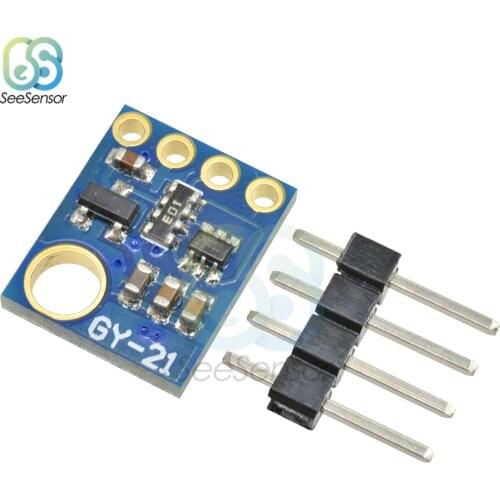 GY-21 HTU21D Digital Temperature Humidity Sensor Module Breakout Board IIC/I2C For Weather Stations Humidor Control 3.3V-5V