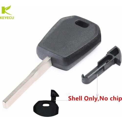 KEYECU Replacement Transponder Key Shell Case 164-R8128 SIDE MILL IPATS HU101 for Ford Edge F-Series Fusion Mustang,for Lincoln