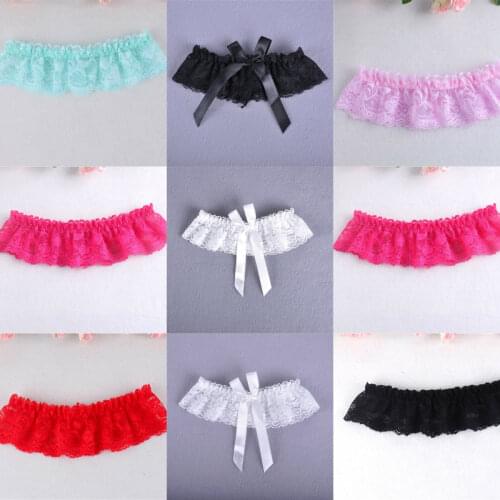 Sexy Women Girl Lace Floral Bowknot Wedding Party Bridal Lingerie Cosplay Leg Garter Belt
