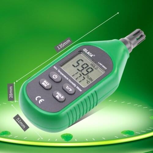LAOA Digital Temperature Humidity Meter Household Accurate Thermometer Industrial Grade Indoor Hand Tools