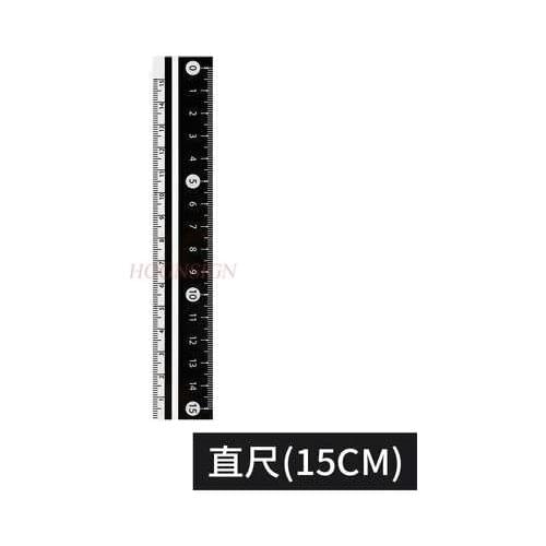 Ruler set ruler 15cm semicircle protractor transparent triangle ruler student stationery multi-function drawing