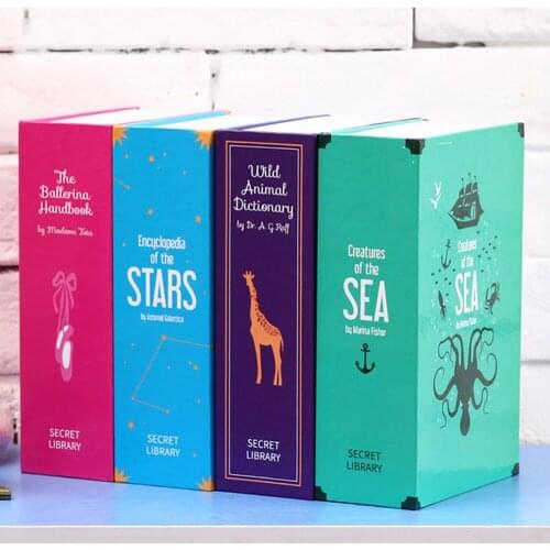 Mini Dictionary Password Box Home Password Code Book Safe Saving Pot Storage Box Book Password Box Craft