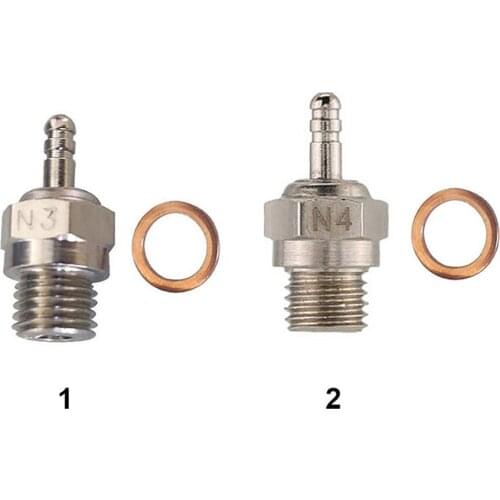 N3 N4 Hot Glow Plug Spark Engine Parts for HSP 70117 RC Car Accessories Parts
