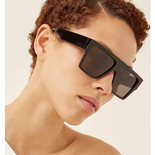 Newest Womens Square Sunglasses Unisex Drand Black Oversized sunglasses women 2021 Vintage Big Frame Glasses UV400 Eyewear