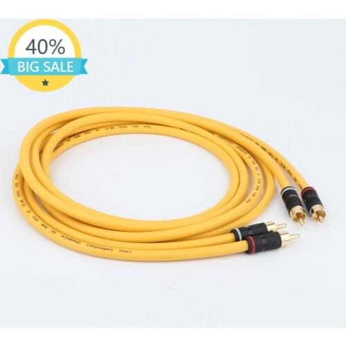 X412 HI Fi cable pair Hifi Audio D102mkiii Silver Plated Rca Cable , RCA plug connector cable audio cable