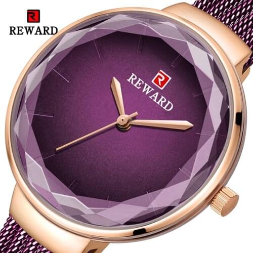 REWARD Woman Watch Brand 2020 Luxury Chic Mesh Stainless Steel Quartz Watches Ladies Casual Clock Wristwatch Lady Montre Femme