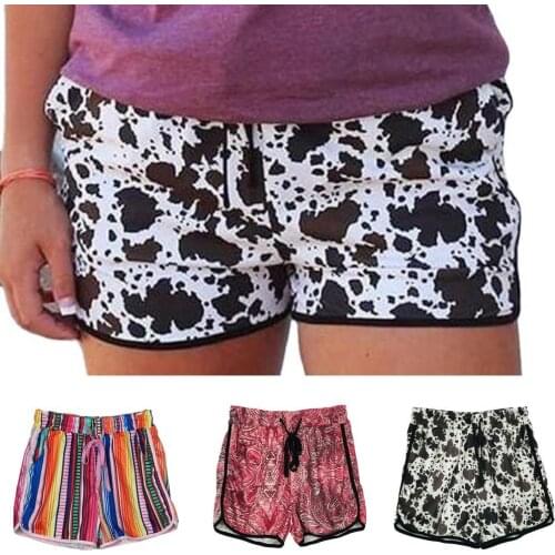 Women Shorts Contrast Color Drawstring 2021 Summer Elastic Waist Men Women Unisex Hip Hop Streetwear Pockets Shorts for Beach