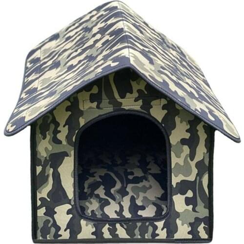 Folding Pet Tent Dog House Cat Shelter Dog House Pet Cage Outdoor Waterproof Cat Villa Tent Outdoor Dog Cage Pet Playpen Cat