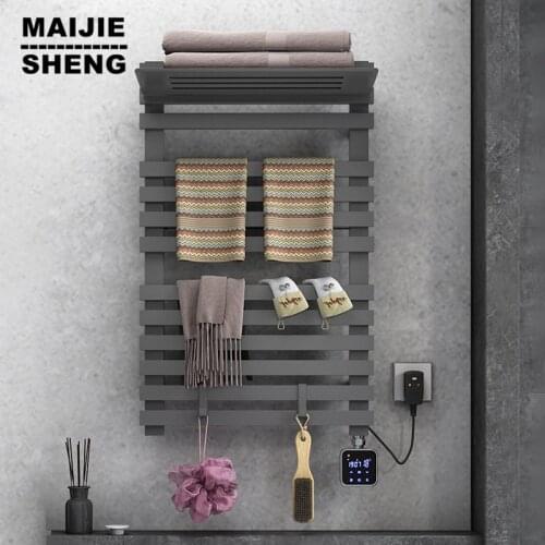 Drying Rack Constant Temperature Electric Bath Towel Carbon Fiber Intelligent Electric Numerical Control Towel Rack Household He