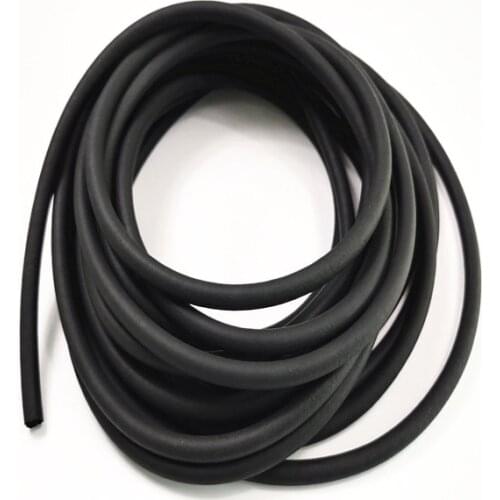 Length 1-5m diameter 10-10mm general skin EPDM rubber foaming sealing strip O type penetrating car door soundproof sealing strip