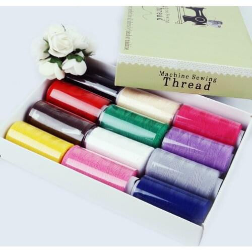 1Set Sewing Thread Kit Polyester Handmade Sewing Machine Line Sewing Gift For Home Sewing Craft Accessories