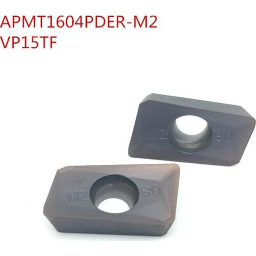 100PCS APMT1604PDER M2 VP15TF milling carbide insert Lathe Milling Mill cnc tools milling cutter finishing