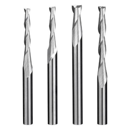 3.175MM Shank, CNC engraving tools ,2 flute cutting bits engraving bits