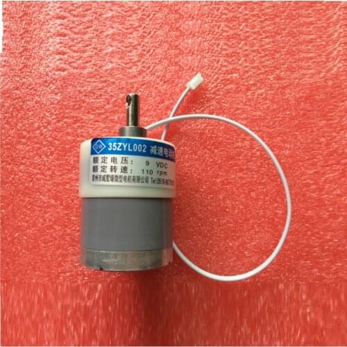 4PCS 35ZYL002 9V 110RPM High Precision Low Noise DC 530 Motor With Plastic Gear