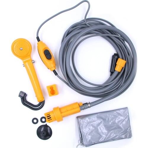 Car Shower 12V Portable Pressure Washer Automobile Shower Set for Indoor Outdoor Use Pet Washing Car Washing Camping Baby Shower