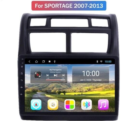 6G+128G Android 10.0 Car Radio Player For KIA Sportage 2007-2013 Car GPS Nagavition With Wifi 4G AHD DSP Bluetooth CARPLAY
