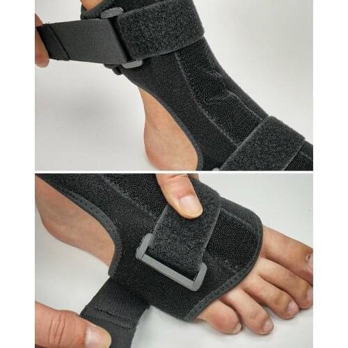 Foot Orthosis Brace Aluminum Ankle Plantar Fasciitis Splint Support Universal Adult Children With Strap
