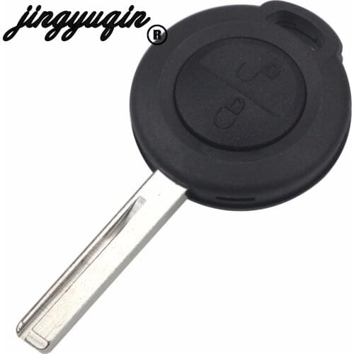 Jingyuqin Uncut Blade Remote 2 Buttons Car Key Shell Cover Case For Mitsubishi Colt Warior Carisma Spacestar Straight Key