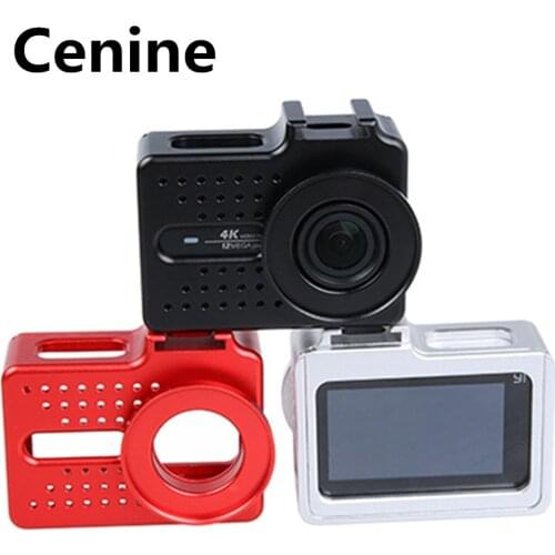 Xiomi Cnc Aluminum Alloy Case For Xiaomi Yi 4K Uv Protector Lens Cap Cover Frame For Xiaoyi 2 Sport Action Camera Accessories