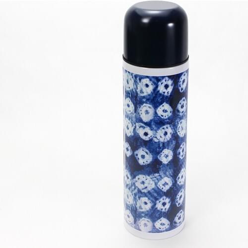 Tmall Home Design Thermos Blue Round Pattern 500ML-101787