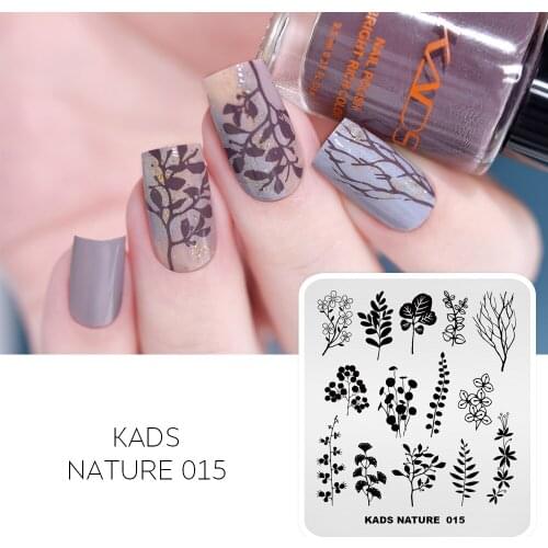 Nail Art Stamping Plate 45 Designs Flower Leaves Pattern Nail Stamp Template Nail Art Image Plate for Printing Stencil Tool