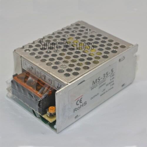 35W 5V 7A 100V-240V INPUT Small Volume Single Output Switching power supply for LED Strip light