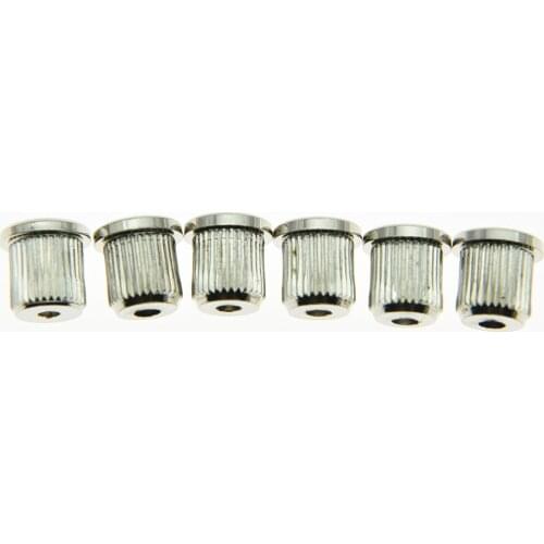 KAISH Set of 6 Nickel String Thru Body 5/16" String Ferrules fits American TL