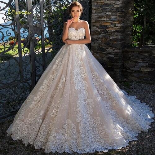 Loverxu Wedding Dresses With A Train