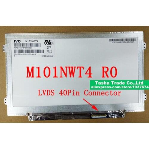 M101NWT4 R0 M101NWT4-R0 Slim LCD Screen Matrix Panel 10.1 inch 1024*600 LVDS 40pins Laptop Replacement