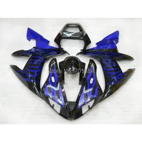 Fashion Hot New Blue 2002 2003 Motorcycle Bodywork Fairing Set Injection Mold For YAMAHA YZF1000 R1 02-03(18) [CK810]