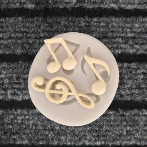 New note silicone mold DIY chocolate cake decorating tool