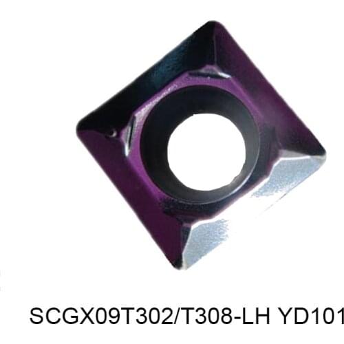 Original Four-corner Milling Cutter CNC Blade SCGX SCGX09T302-LH SCGX09T308-LH YD101 Carbide Inserts Processing Aluminum Parts