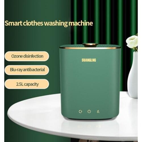 2.5L Ozone Disinfection Mini Washing Machine Portable Laundry Washer Underwear Sock Clean Machine Home Travel lavadora portatil