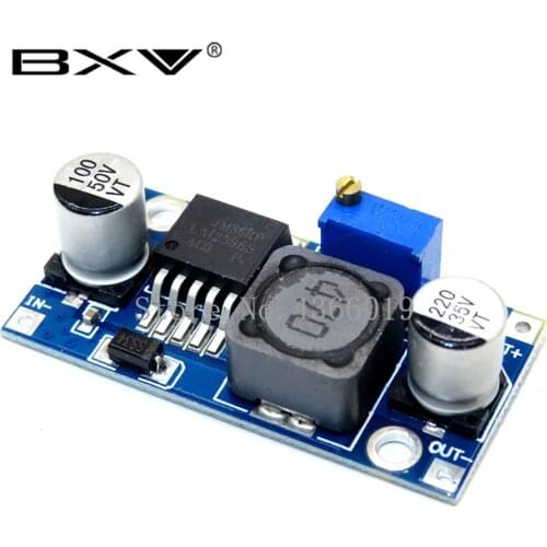 100pcs 3A Voltage regulator lm2596 LM2596S DC-DC 3-40V adjustable step-down power Supply module