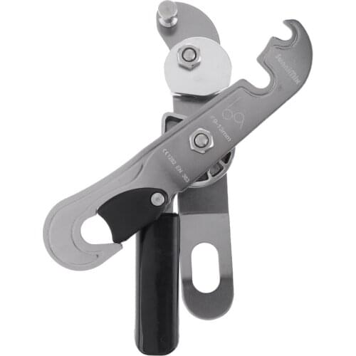 25KN Self-braking Descender for 9-13mm Rope Rock Climbing Cave Climbing Mountaineering Exploring