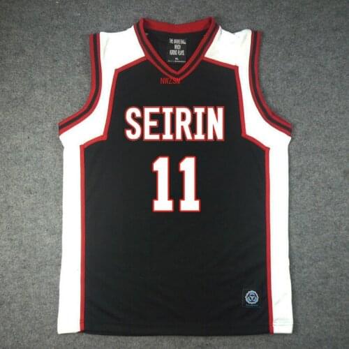 Kuroko No Basuke SEIRIN School Basketball Team Uniforms Clothes Number 4-11 Unisex Kuroko Tetsuya Sport Cosplay Costume