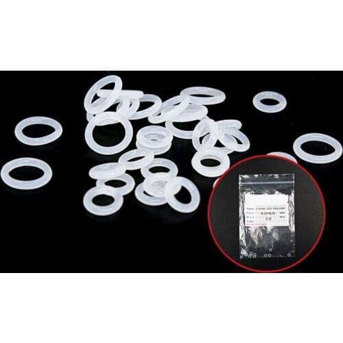 O type silica gel ring seal ring inner diameter 1.8/2/2.5/2.8/3.15/3.55/3.75/4.5/5*1.8