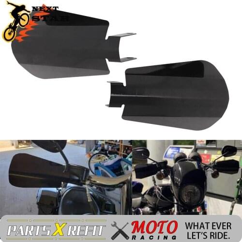 Motorcycle Iron Handguards Handlebar Hand Guards Dirt Bike For Harley Dyna 2006 Baggers Electra Street Road Glide Road King FXR